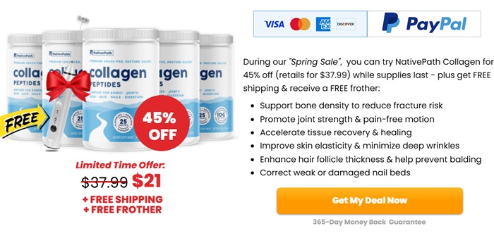 NativePath Collagen Peptides Review + Huge Sale on Now